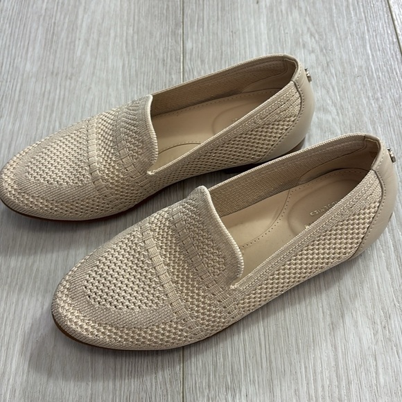 Cole Haan Modern Classic Knit Loafers Beige size 5 B - Picture 5 of 12